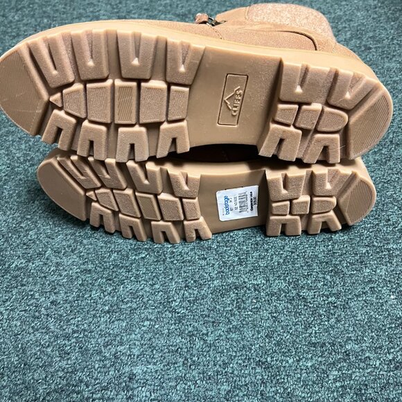 NEW Cliffs by White Mountain Womens 9M Tan Brown Connie City Hiker Lace Up Boots - Picture 5 of 8